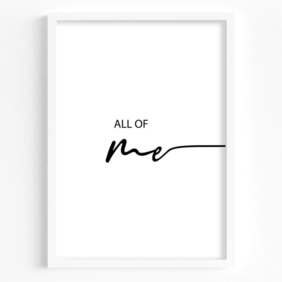 set 3 tablouri all of me