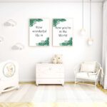 Set 2 tablouri Wonderful life - băieți