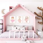 Set 3 tablouri Animăluțe balerine