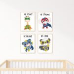 Animăluțe Super-Eroi - Set 4 Tablouri