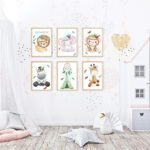 Set 6 Tablouri Animăluțe Let's Get Wild