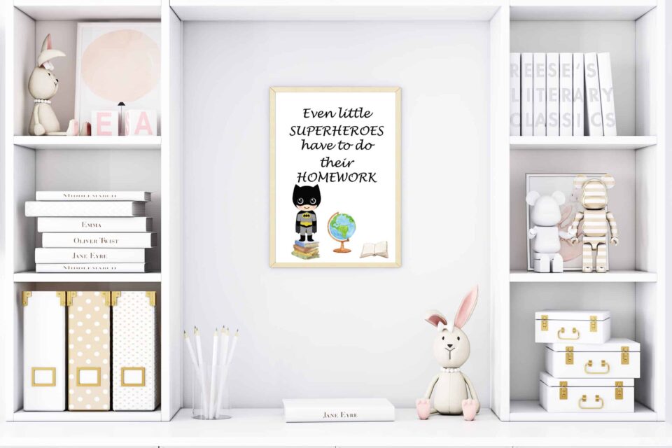 Tablou Și Micii Super Eroi își fac Temele - imagine 2