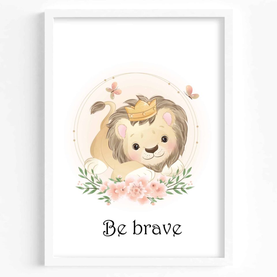 Set 6 tablouri Animăluțe sălbatice cu mesaj - imagine 2