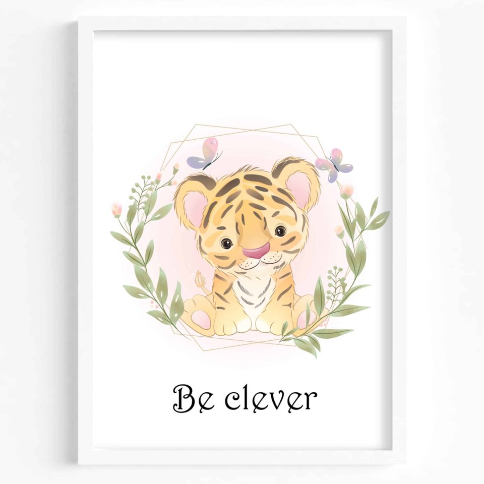 Set 6 tablouri Animăluțe sălbatice cu mesaj - imagine 4