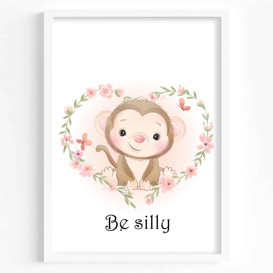 Set 6 tablouri Animăluțe sălbatice cu mesaj - imagine 6