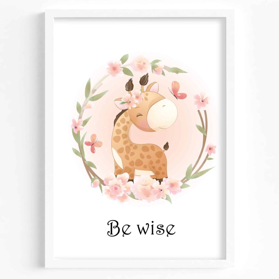 Set 6 tablouri Animăluțe sălbatice cu mesaj - imagine 5