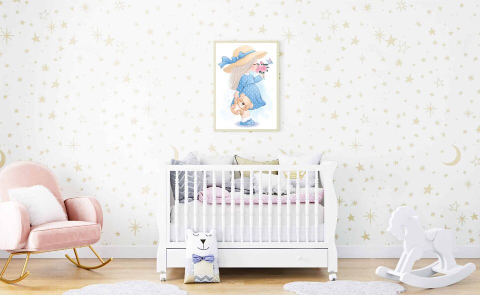 Tablou Fetița cu Ursuleț - imagine 2