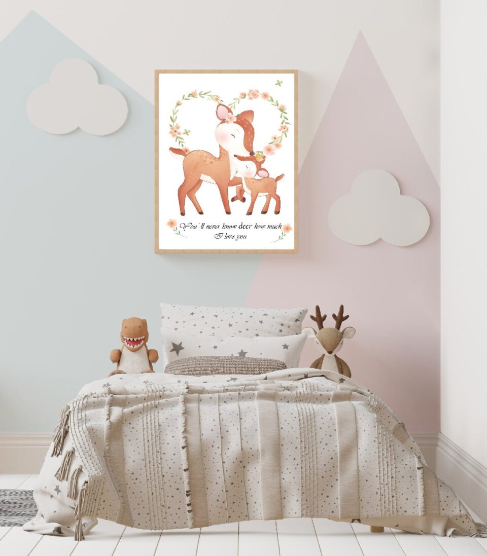 Tablou I love you DEER - imagine 2