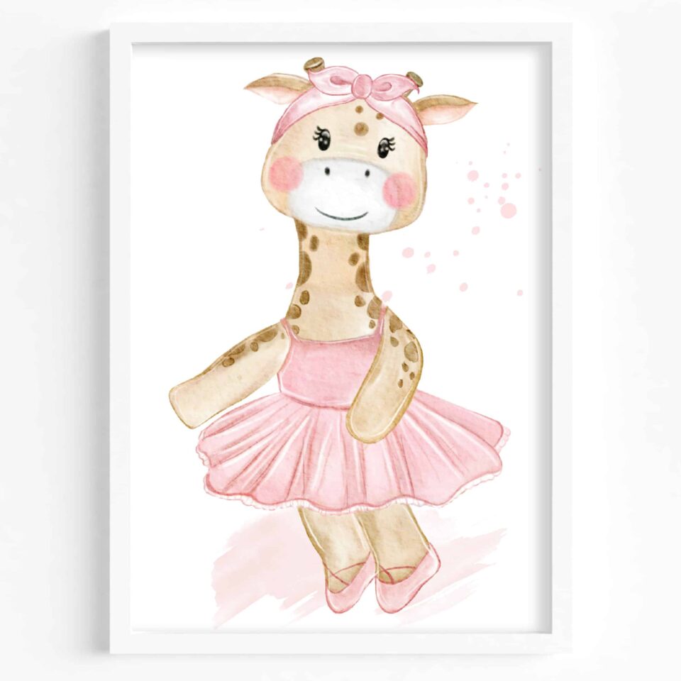 Set 3 tablouri Animăluțe balerine - imagine 3