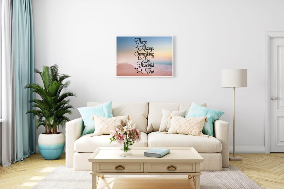 Tablou motivațional Be Thankful - imagine 2