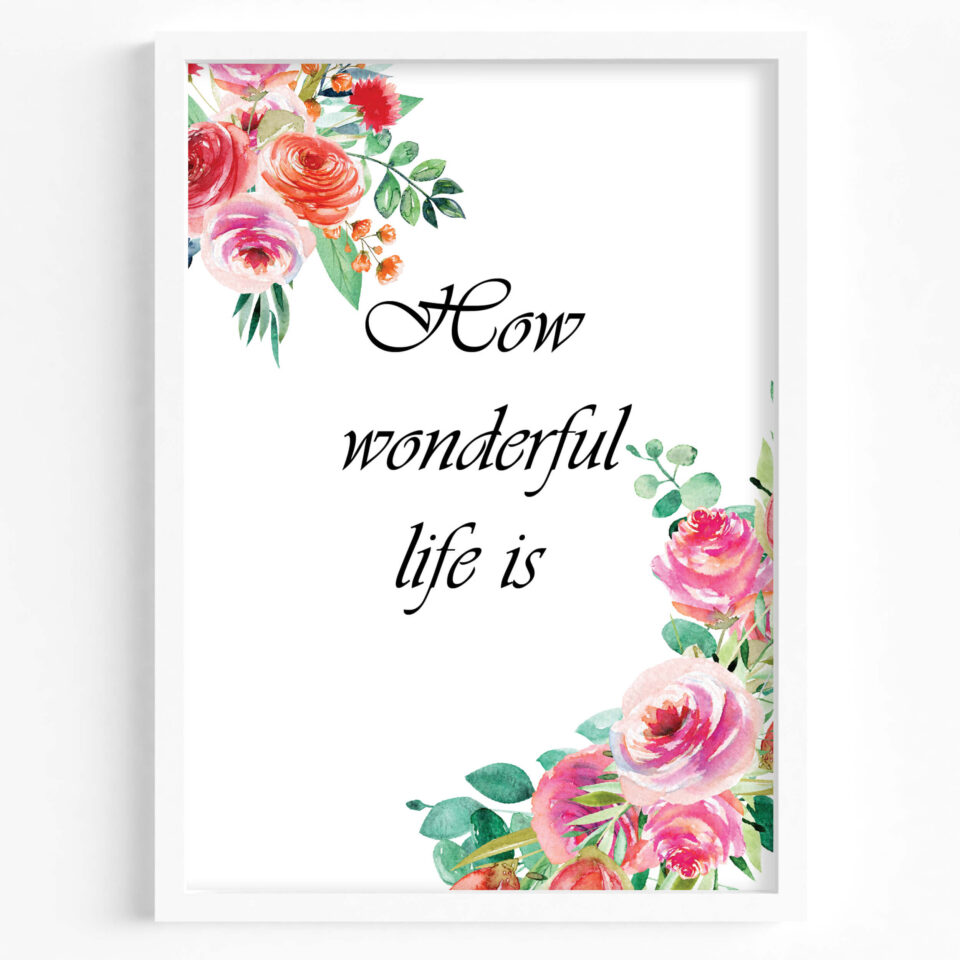 Set 2 tablouri Wonderful life - fete - imagine 2