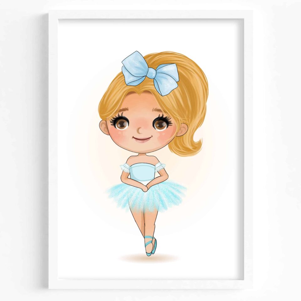 tablou balerina blonda mica 2