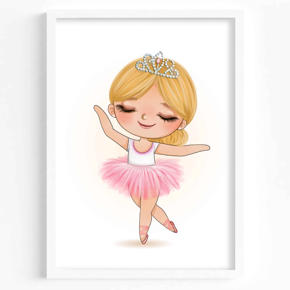 tablou balerina blonda mica 3