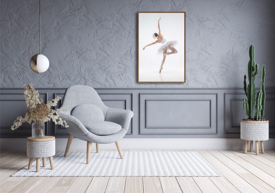 Tablou Balerină White - imagine 2