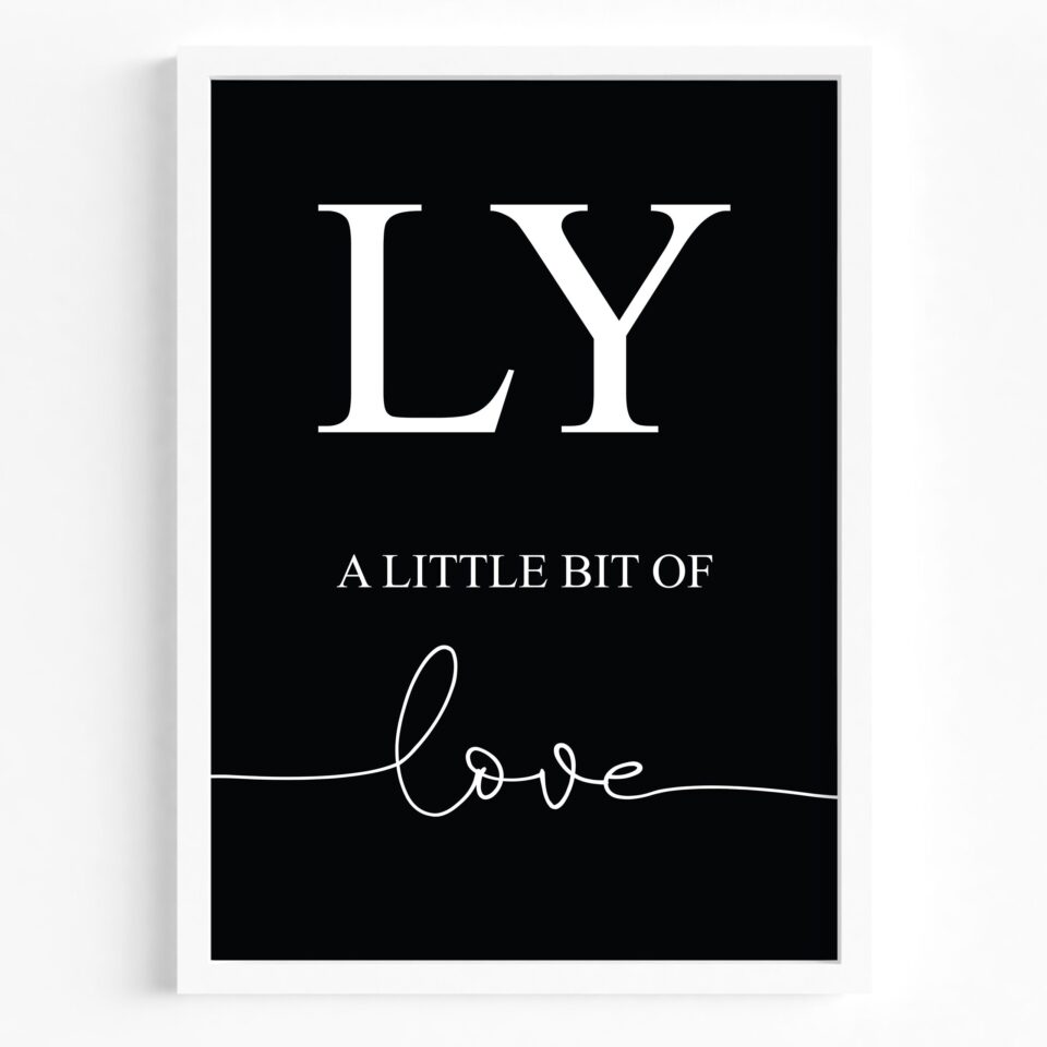 set 3 tablouri minimaliste family black