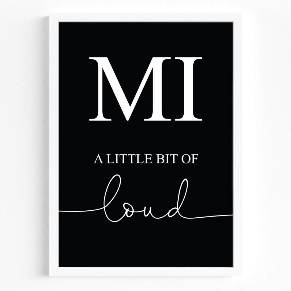 set 3 tablouri minimaliste family black