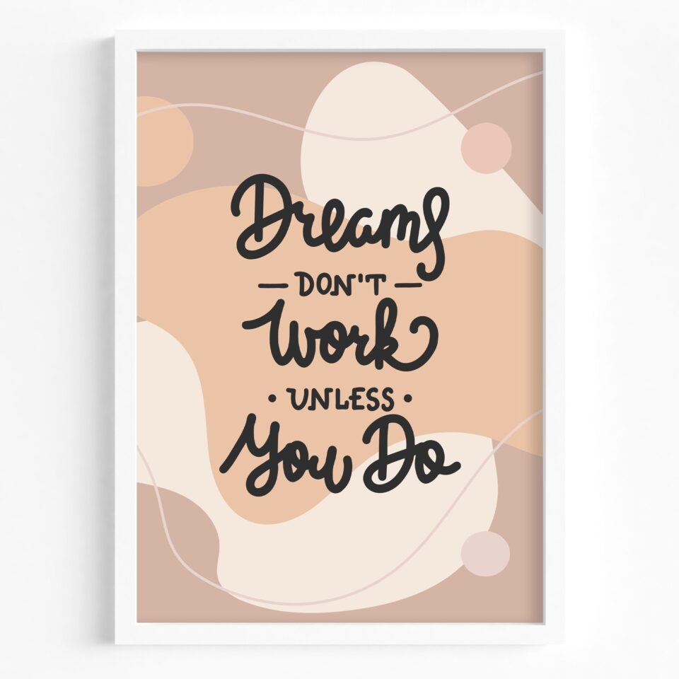 abstract shapes set 4 tablouri motivaționale