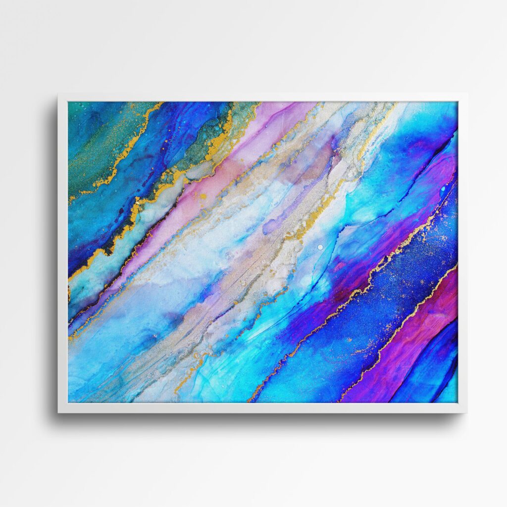 tablou textură canvas coloured marble