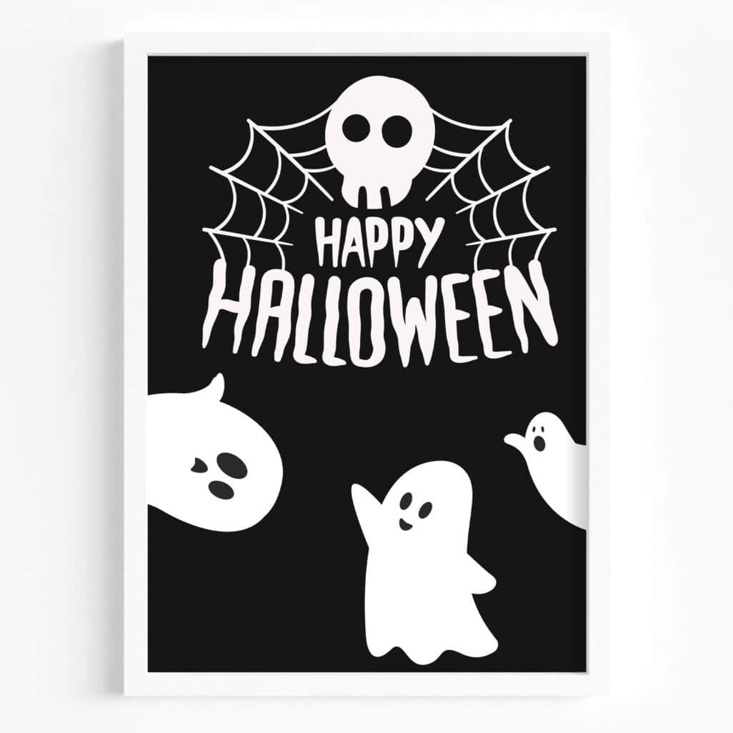 tablou happy halloween fantomițe