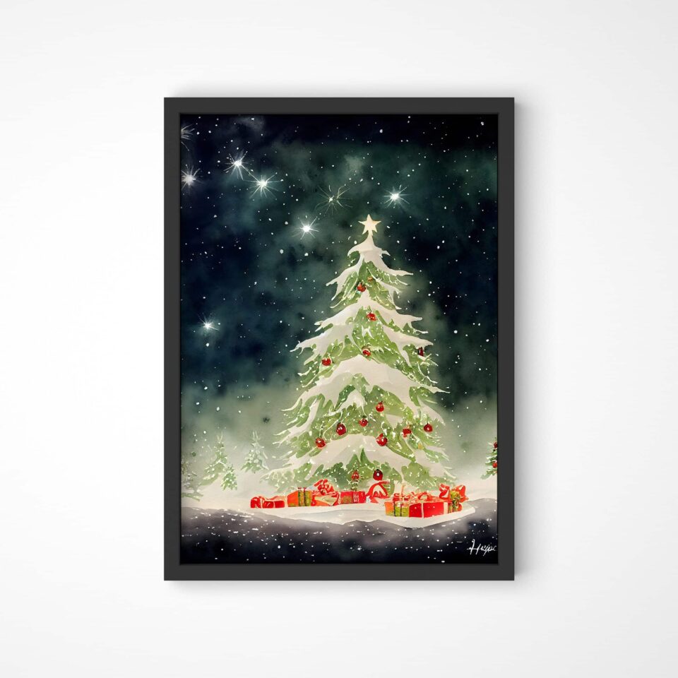 presents un tablou de iarnă