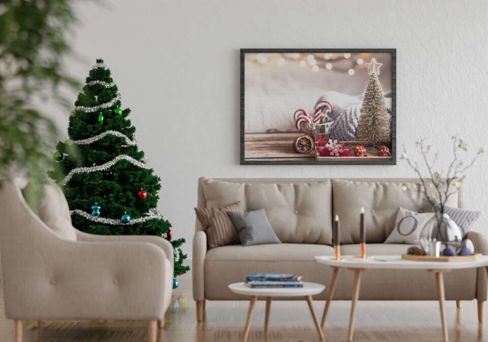 atmosferă de sărbători tablou textură canvas