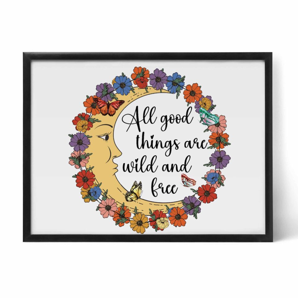 all good things are free felicitare 10x15cm