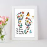 be brave, be strong felicitare 10x15cm