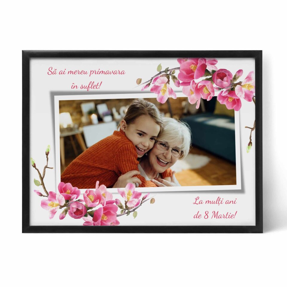 primăvara în suflet tablou de 8 martie