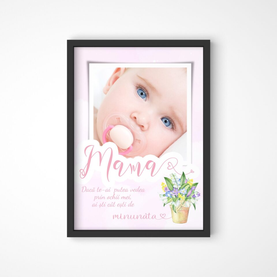 mamă, ești minunată fundal roz tablou de 8 martie