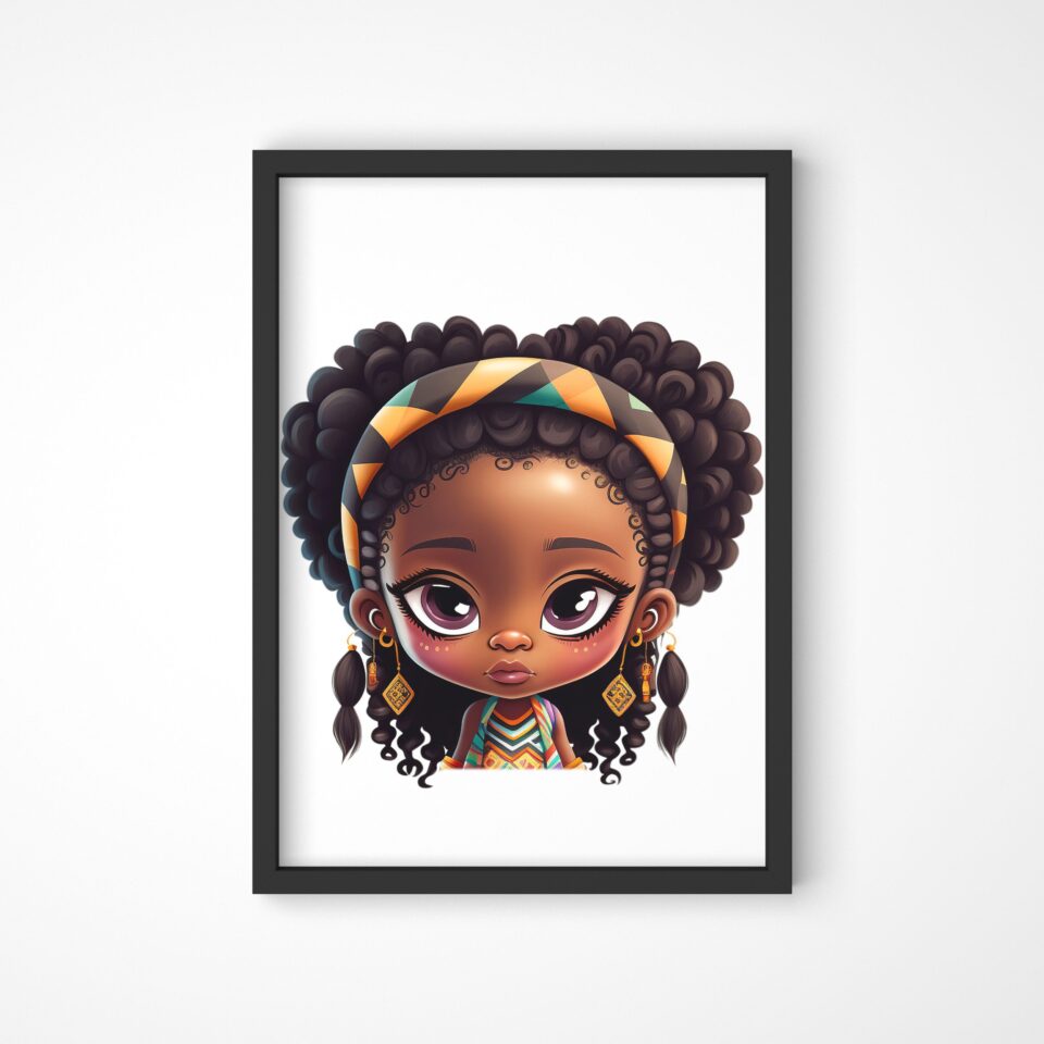 tablou portret little girl