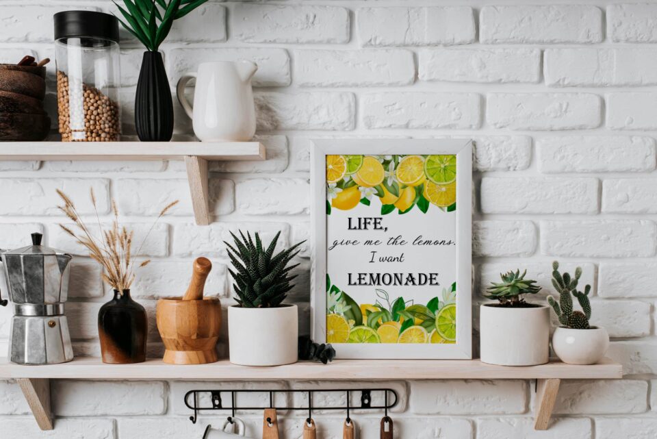 Tablou Life Give Me Lemons - imagine 2