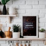 Tablou In Case of Emergency - Cafea 13/18cm