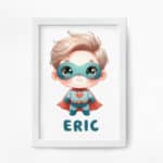 Eric - Super Erou - Tablou cu Nume Personalizabil