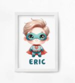 Eric - Super Erou - Tablou cu Nume Personalizabil