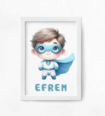 Efrem - Super Erou - Tablou cu Nume Personalizabil