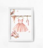 Glob de zăpadă cu balerină - Set 2 Tablouri Crăciun - imagine 4