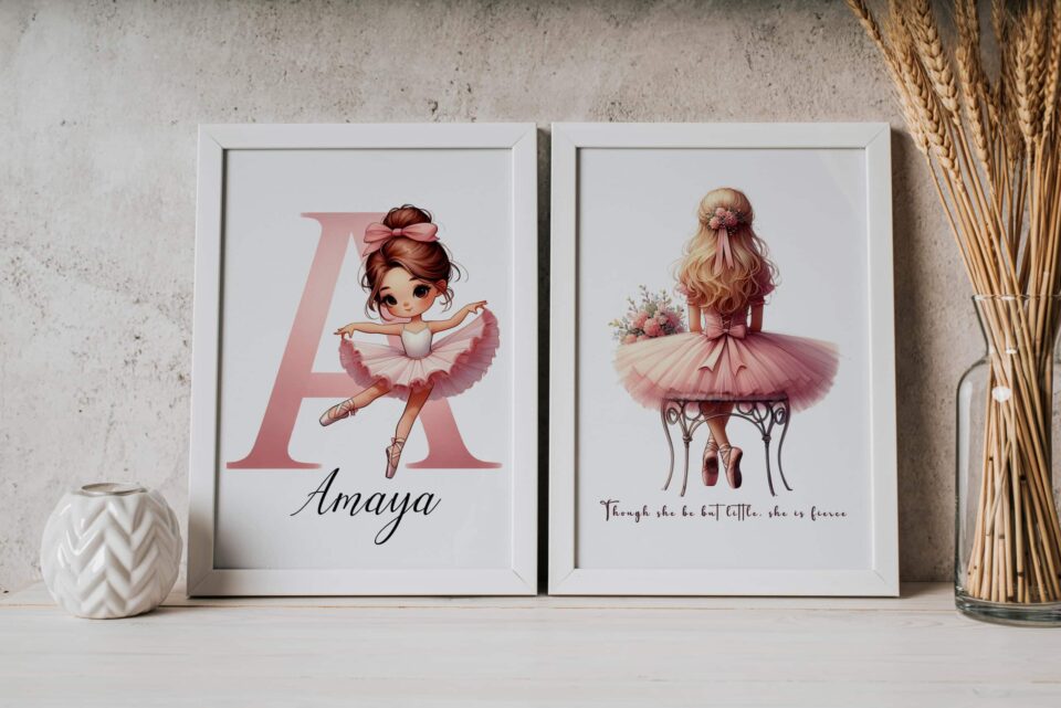 Tablou personalizat cu nume - Tiny Dancer, Big Letter - imagine 5
