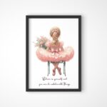 Tablou - Balerina Believe in Yourself - imagine 3