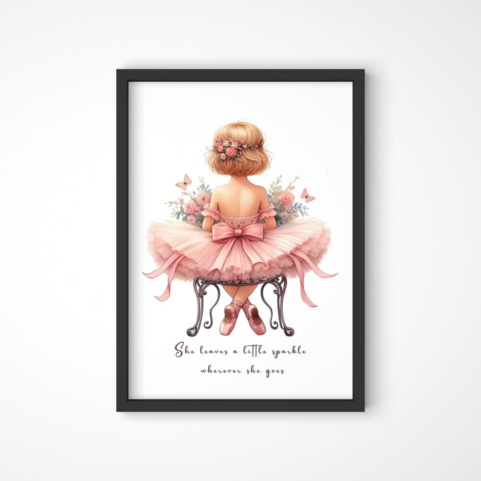 Tablou - Balerina - Little Sparkle - imagine 3