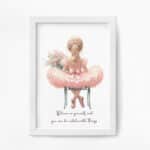 Tablou - Balerina Believe in Yourself