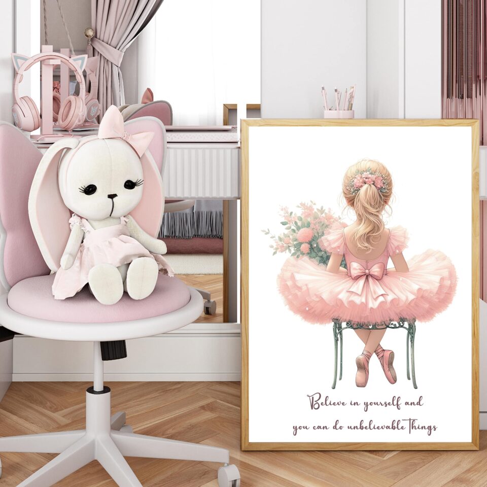 Tablou - Balerina Believe in Yourself - imagine 2