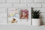 Tablou Personalizat cu Poză Nou-Născut Luna - imagine 2