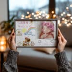 Tablou Personalizat cu Poză Nou-Născut Luna - imagine 3