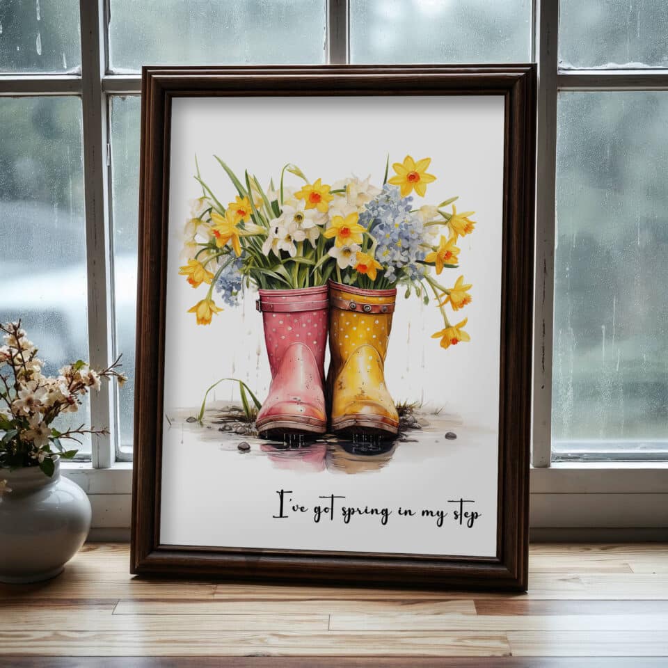 Spring in my Step - Tablou decorativ - imagine 2