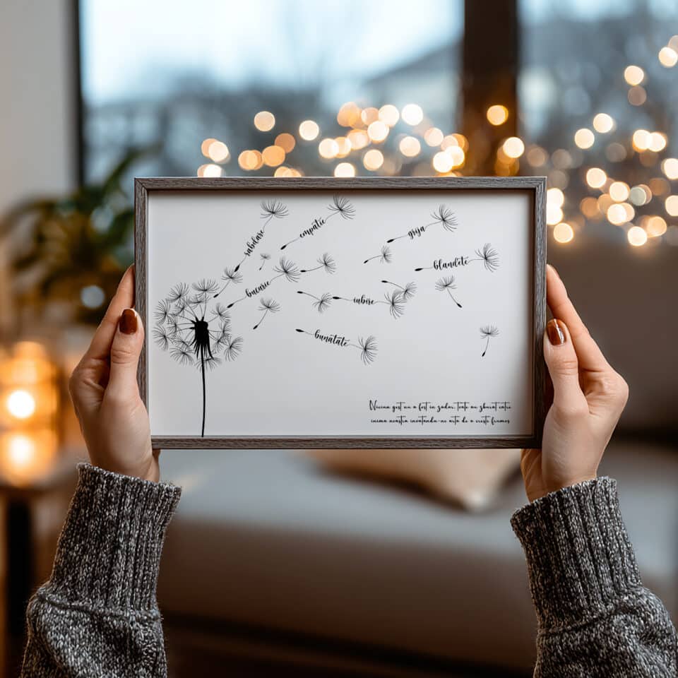 Arta de a Crește Frumos – Un tablou-simbol pentru Doamna Învățătoare/ Educatoare - imagine 4