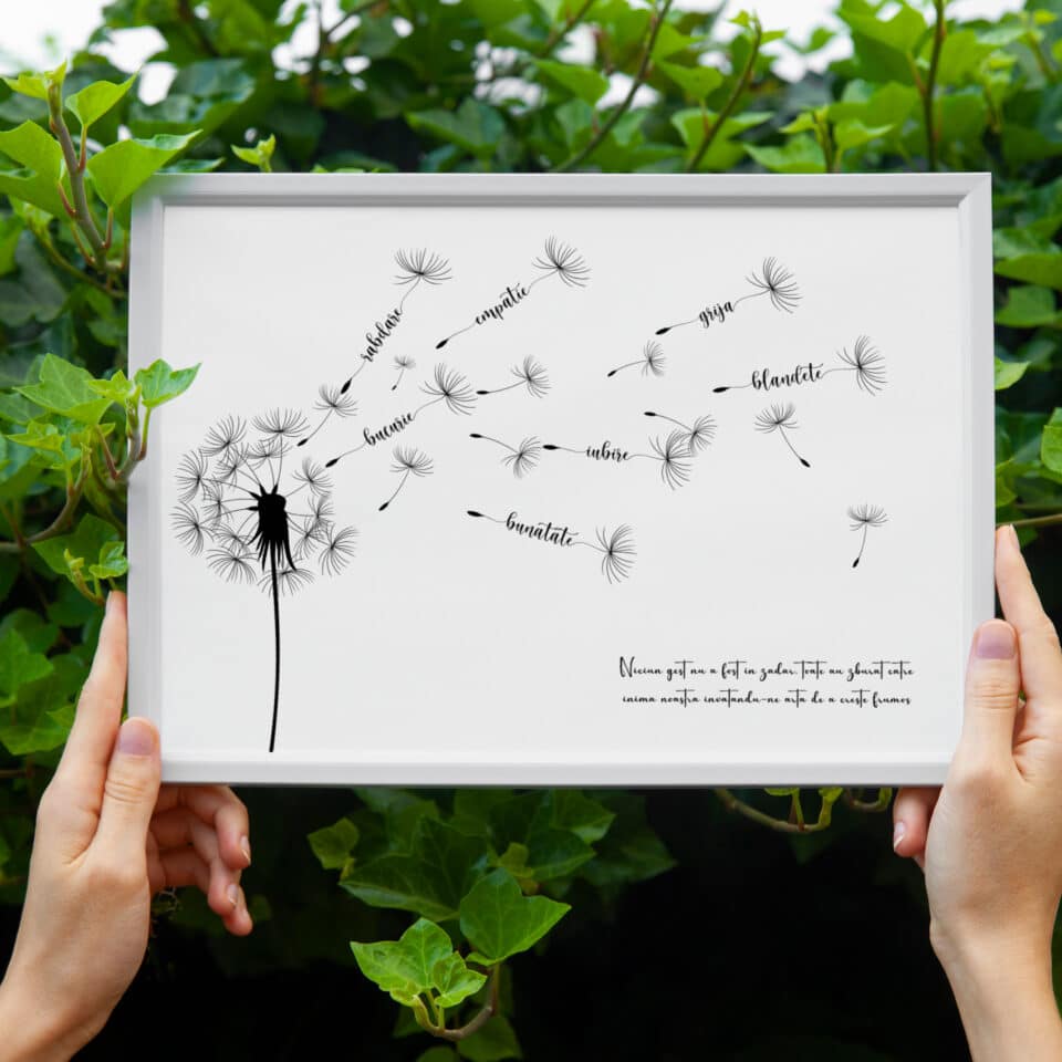 Arta de a Crește Frumos – Un tablou-simbol pentru Doamna Învățătoare/ Educatoare - imagine 3